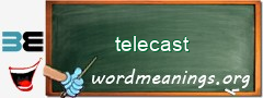 WordMeaning blackboard for telecast